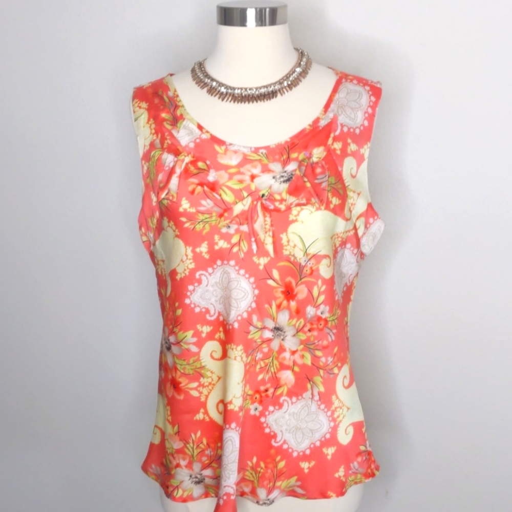 Signature by Larry Levine women's blouse size L